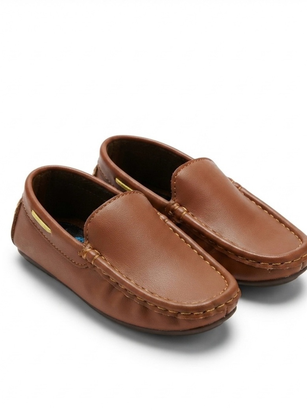 Josmo Boys Brown Slip-On Moccasin Loafers